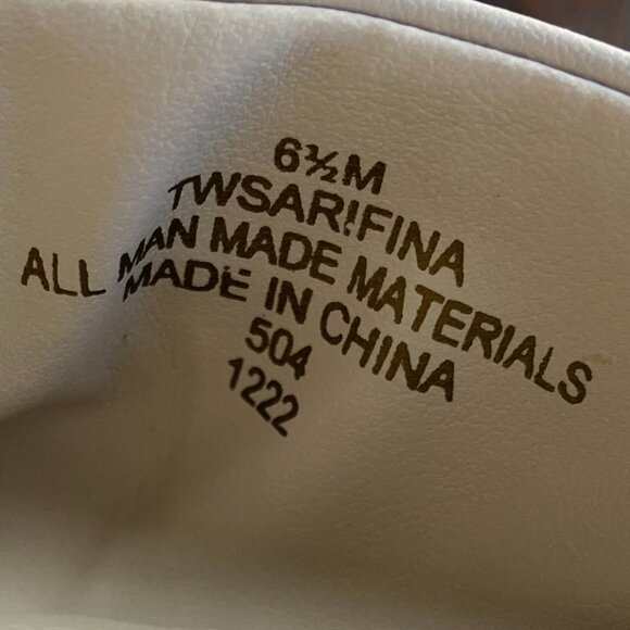 Tommy Hilfiger Taupe Cream Sarifina Block Heel Sandals - Picture 5 of 9